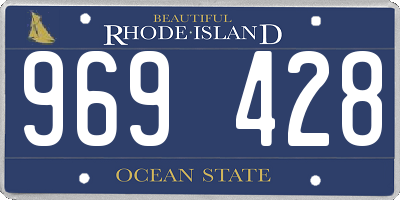 RI license plate 969428