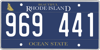 RI license plate 969441