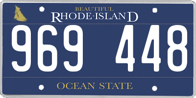 RI license plate 969448