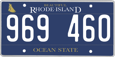 RI license plate 969460