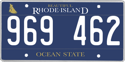RI license plate 969462