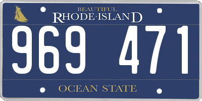 RI license plate 969471