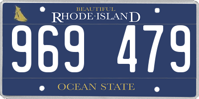 RI license plate 969479