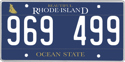 RI license plate 969499