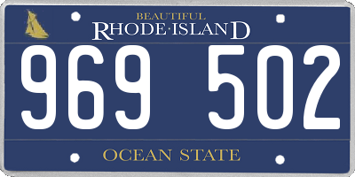 RI license plate 969502
