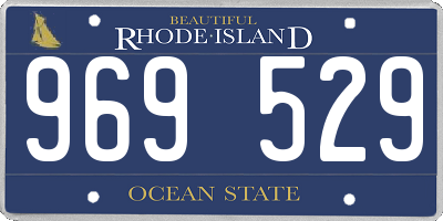 RI license plate 969529