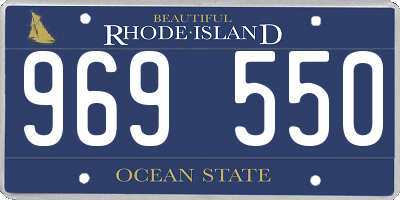 RI license plate 969550
