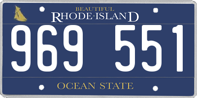 RI license plate 969551