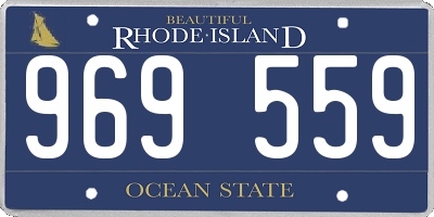 RI license plate 969559