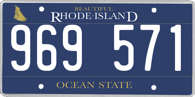 RI license plate 969571