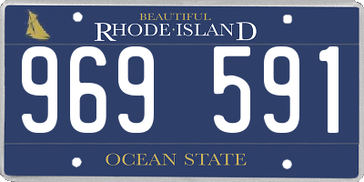 RI license plate 969591