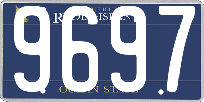 RI license plate 9697
