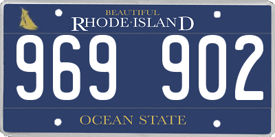 RI license plate 969902