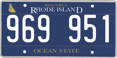 RI license plate 969951