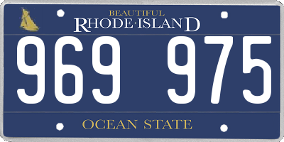 RI license plate 969975