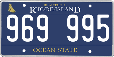 RI license plate 969995