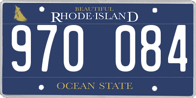 RI license plate 970084