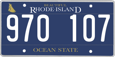 RI license plate 970107