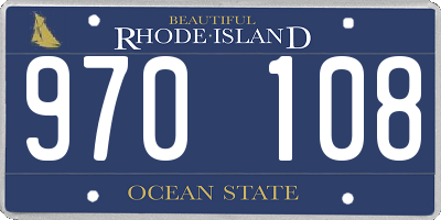 RI license plate 970108