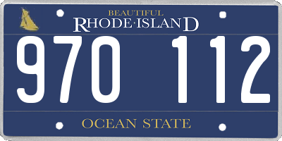 RI license plate 970112