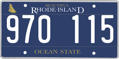 RI license plate 970115
