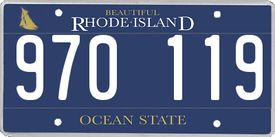 RI license plate 970119