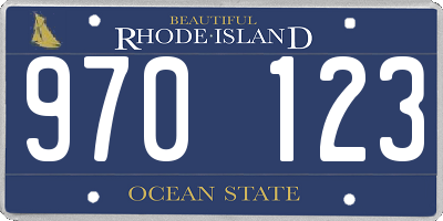 RI license plate 970123
