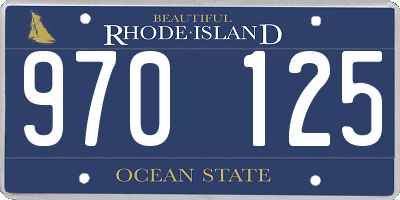 RI license plate 970125