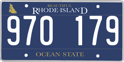 RI license plate 970179