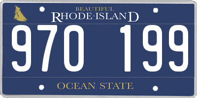RI license plate 970199