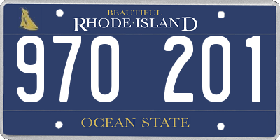RI license plate 970201