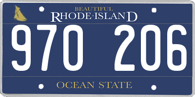 RI license plate 970206