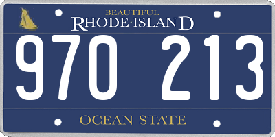 RI license plate 970213