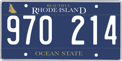 RI license plate 970214