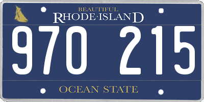 RI license plate 970215