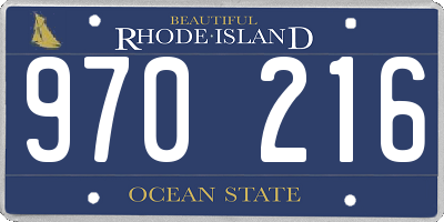 RI license plate 970216