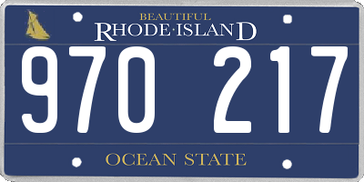 RI license plate 970217