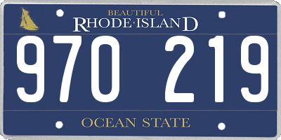 RI license plate 970219