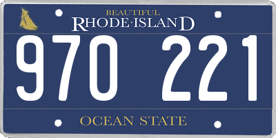 RI license plate 970221