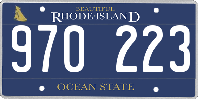 RI license plate 970223