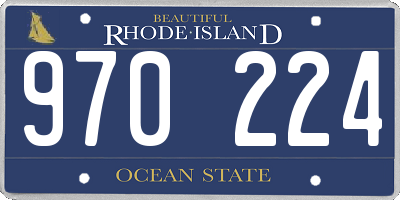 RI license plate 970224