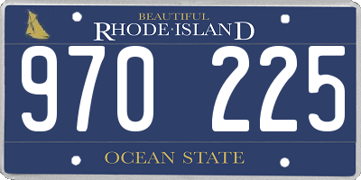 RI license plate 970225