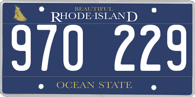 RI license plate 970229