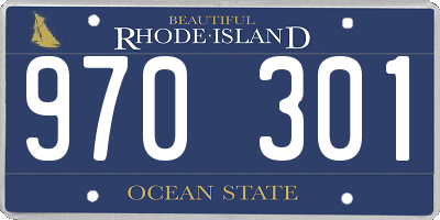 RI license plate 970301