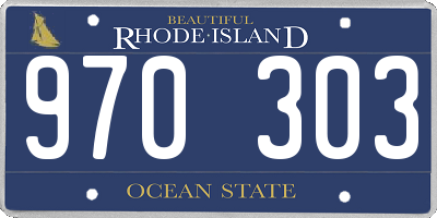 RI license plate 970303