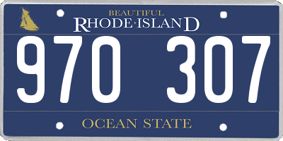 RI license plate 970307