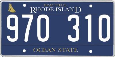 RI license plate 970310