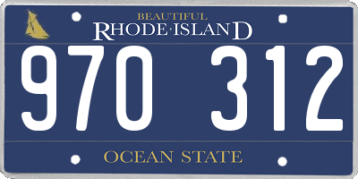 RI license plate 970312