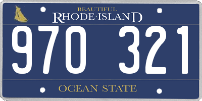 RI license plate 970321