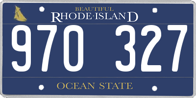 RI license plate 970327